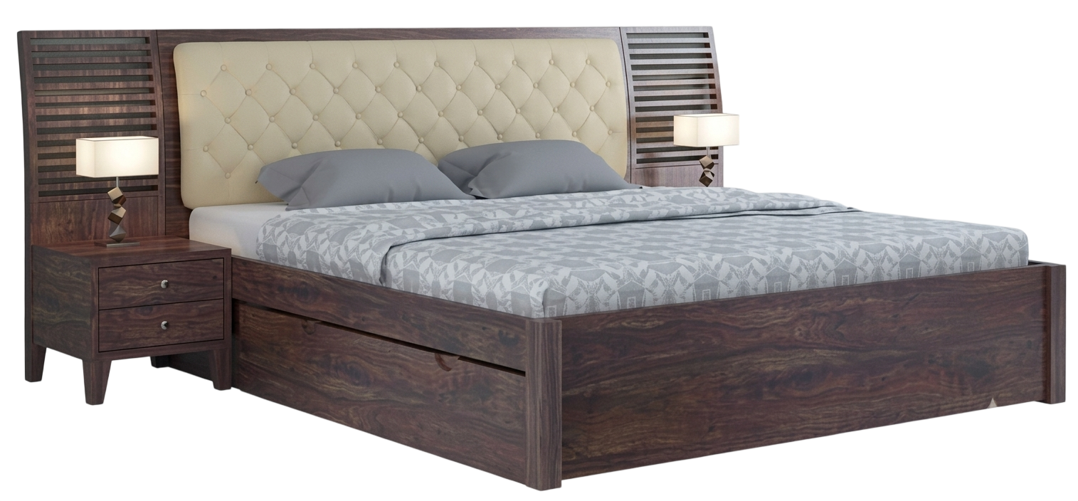 Beds on display at Alpha Furniture, JP Nagar